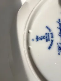 Berlin Design Sammelteller Weihnachten 1990 Porzellan Winterdorf Mehrfarbig 3