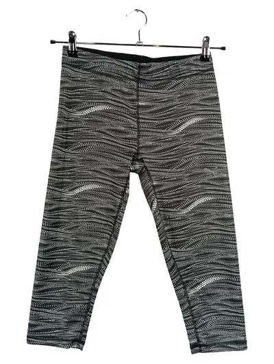 PUMA Damen 3/4 Laufhose Capri Leggings Gr. 38/M Schwarz Weiß Sport
