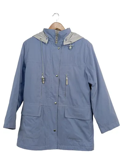 Klima Damen Übergangsjacke Kapuze Gr. 36 Blau Leichte Jacke Outdoor