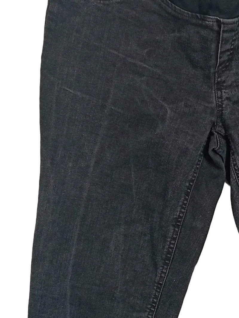 Vertbaudet Umstandsjeans Damen Gr. 42 Grau Überbauchbund Schwangerschaft 3