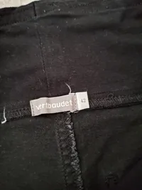 Vertbaudet Umstandsjeans Damen Gr. 42 Grau Überbauchbund Schwangerschaft 5
