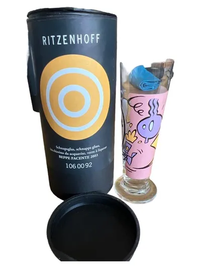RITZENHOFF Schnapsglas Beppe Facente 2003 40ml Mehrfarbig Farbenfroh 12cm