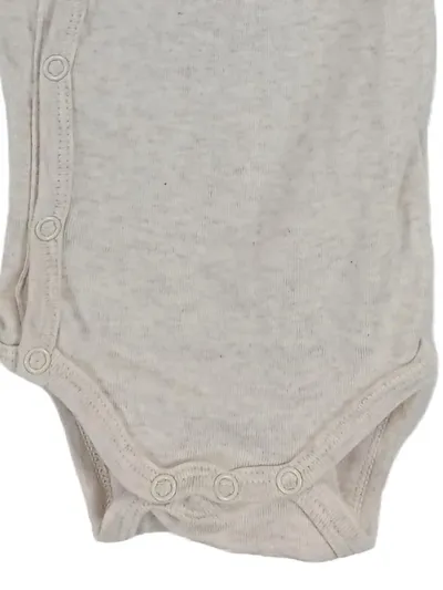 Name It Baby Body Wickelbody Langarm Beige Gr. 56 1-2 Monate