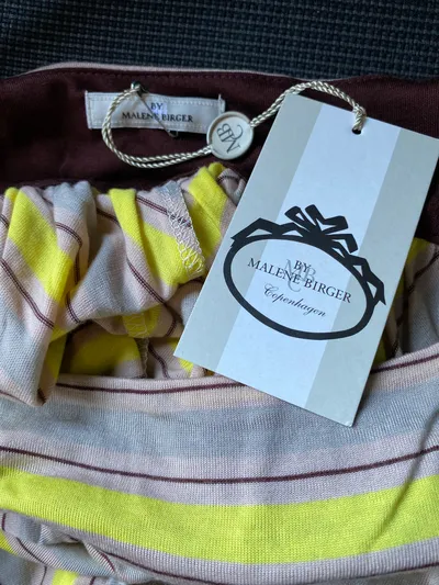 By Malene Birger Maxikleid Damen Gestreift Gr. L 75 Sommerkleid Mehrfarbig
