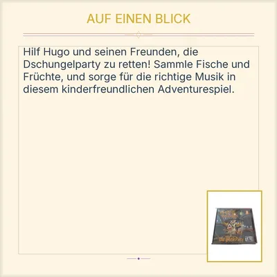 NBG Hugo im Baumhaus: Die große Party PC Adventurespiel ab 6 J. Dt.