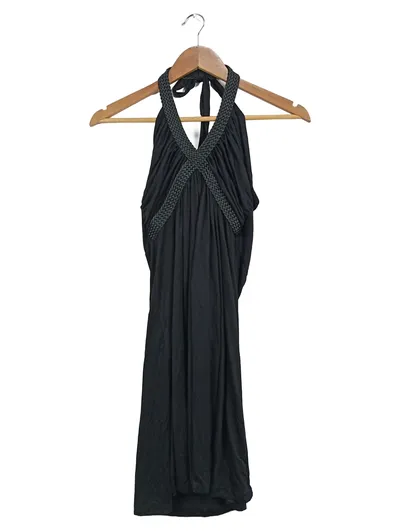 Esther Damen Neckholder Kleid Gr. 38/M Schwarz Elegant Festlich