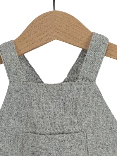 Chicco Baby Body Strampler Grau Gr. 50 Overall Kinder Jungen Mädchen