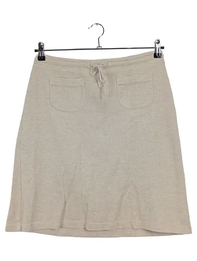 LANDS' END Damen Sportrock Gr. 36/S Beige Baumwolle Freizeit