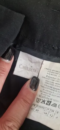 Camaïeu Damen Anzughose Gr. 40 Schwarz Elegant Business 3