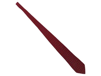 Atelier Torino Herren Krawatte Business Rot gemustert 140cm