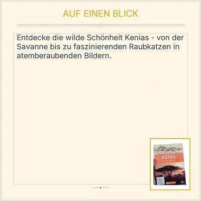 Kenia Wild und wunderschön DVD Traumziele der Welt Dokumentation Afrika