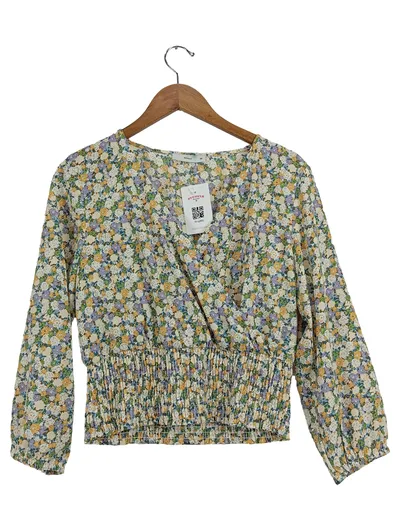 Pigalle Damen Bluse Blumenmuster Romantisch Mehrfarbig Gr. 36/S