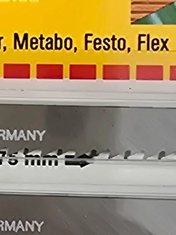 AEG Stichsägeblatt Set 5tlg. 75mm für Holz Metall Bosch Metabo Festo Flex 4