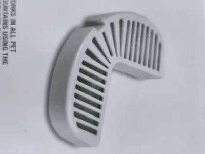 Pioneer Pet Brunnenfilter Ersatz 3er-Pack Trinkbrunnen Filter Grau