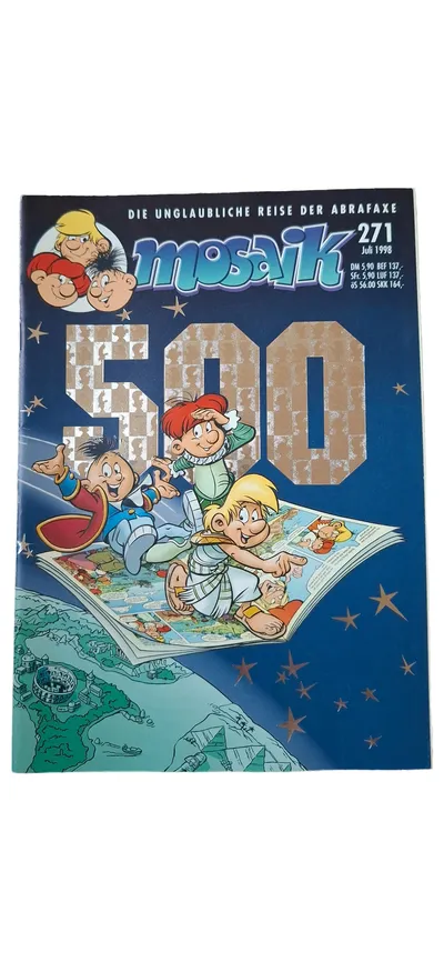 Mosaik 271 Juli 1998 Die Unglaubliche Reise Der Abrafaxe 500 Jubiläum