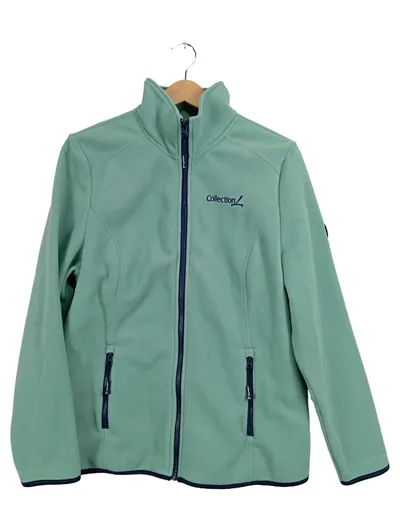 Collection L Fleecejacke Damen Gr. 42/XL Türkis Outdoor Jacke