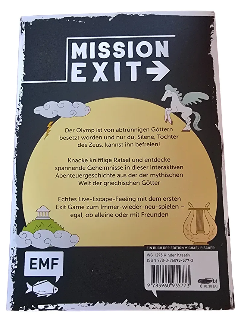 Edition Michael Fischer Mission Exit Flucht aus dem Olymp Rätselspiel Escape 2