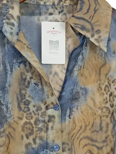 Betty Barclay Damen Bluse 38;M Animal Print Mehrfarbig Langarm