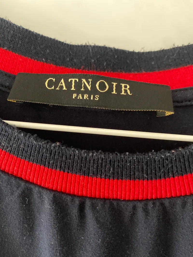 CATNOIR Damen T-Shirt Gr. S Blau Maritim Streifen Modal 3