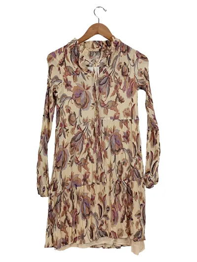 hallhuber donna Sommerkleid Damen Gr. 36 S Feminin Blumenmuster Mehrfarbig