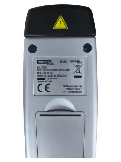 Powerfix HG00384C Bau- Holzfeuchtemessgerät Feuchtigkeitsmesser Hygrometer