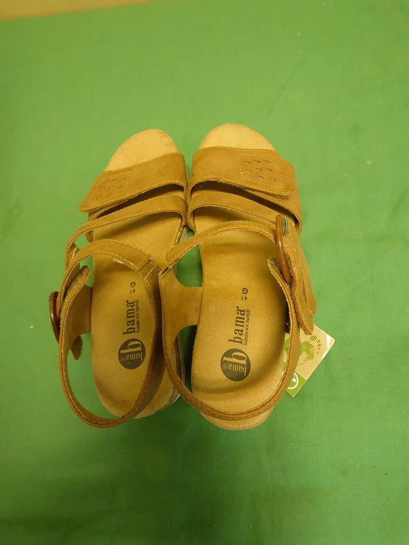 BAMA Sandalen Damen Gr. 41 Braun Casual Bequeme Sommerschuhe 3