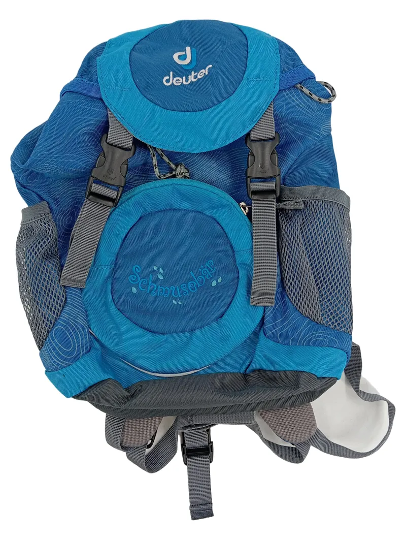 Deuter Kinderrucksack Outdoor Blau 10L Schmusebär Rucksack 1