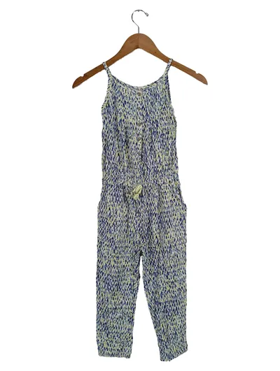 Catimini Mädchen Jumpsuit Gr. 128 (8 Jahre) Mehrfarbig Grafisch Casual