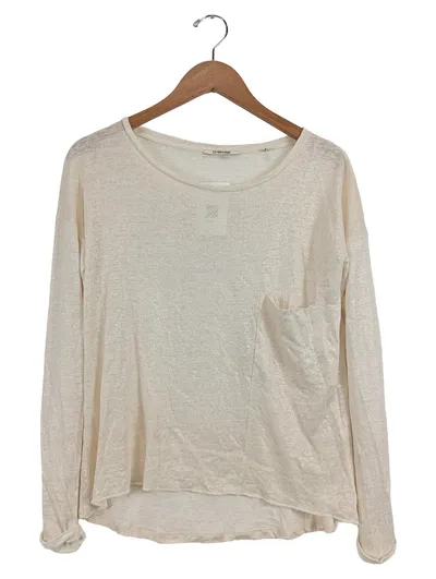 Rich&Royal Damen Langarmshirt Gr. 38/M Casual Leinen Beige