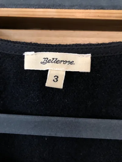 Bellerose Damen Latzkleid Gr. 40/L Blau Casual Baumwolle Freizeitkleid