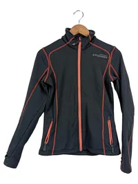 Chiemsee Damen Trainingsjacke Fleecejacke Schwarz Gr. 34/XS Sportlich 1