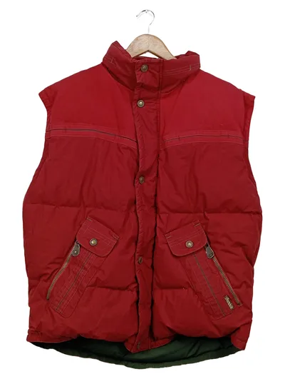 Brambilla Steppweste Herren Gr. 52/XL Rot Outdoor Weste Wattiert
