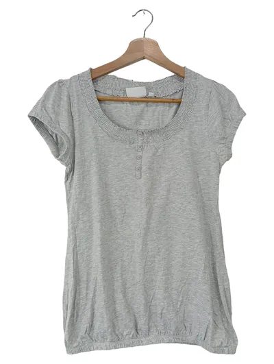 Broadway Damen T-Shirt Grau Gr. S Casual