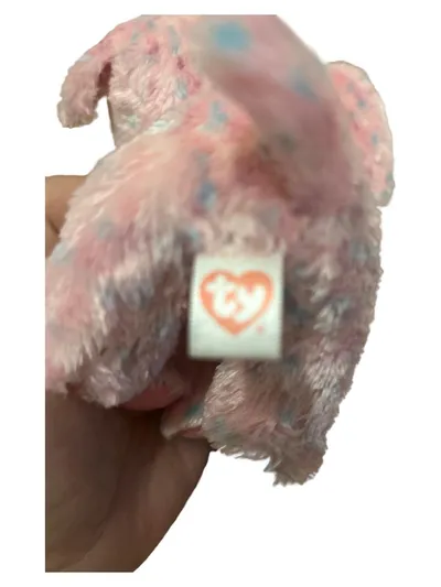Ty Beanie Boos Elefant Kuscheltier Rosa Glitzeraugen 16 cm