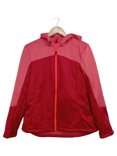 Rocktrail Damen Outdoorjacke Softshell Kapuze Gr. 40/42 Rot Pink