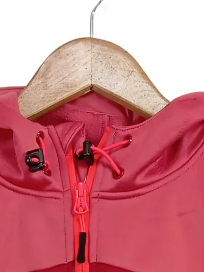Rocktrail Damen Outdoorjacke Softshell Kapuze Gr. 40/42 Rot Pink