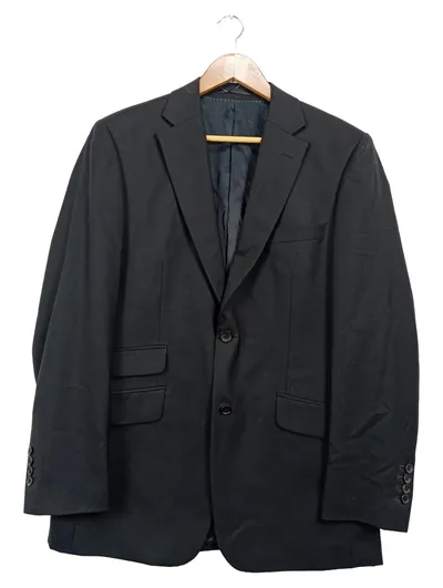 Felix W. Herren Sakko Jackett Gr. 48/M Schwarz Klassisch Business