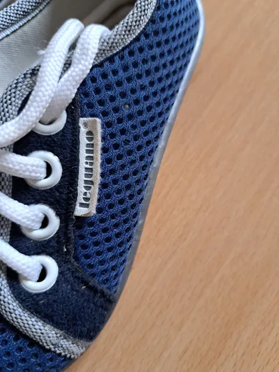 Leguano Kinder Barfußschuhe Lauflernschuhe Blau Mesh Gr. 25