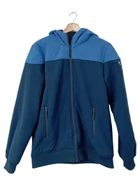 FIT-Z Softshelljacke Kinder Gr. 176 Blau Outdoor Kapuzenjacke Übergangsjacke 1
