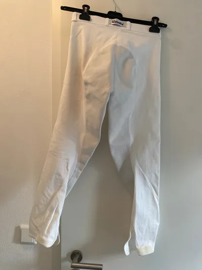 Cavallo Reithose Damen Klassisch Weiß Baumwolle Gr. 38 L27