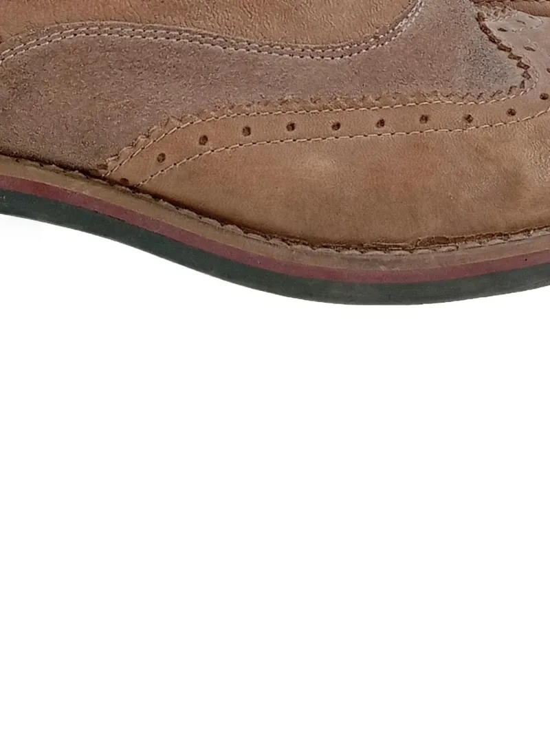 Belmondo Damen Leder Schnürstiefeletten Braun Gr. 40 Stiefelette 5