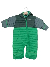 Columbia Kinder Schneeanzug Overall Gr. 80/86 Grün Daunen Outdoor 1