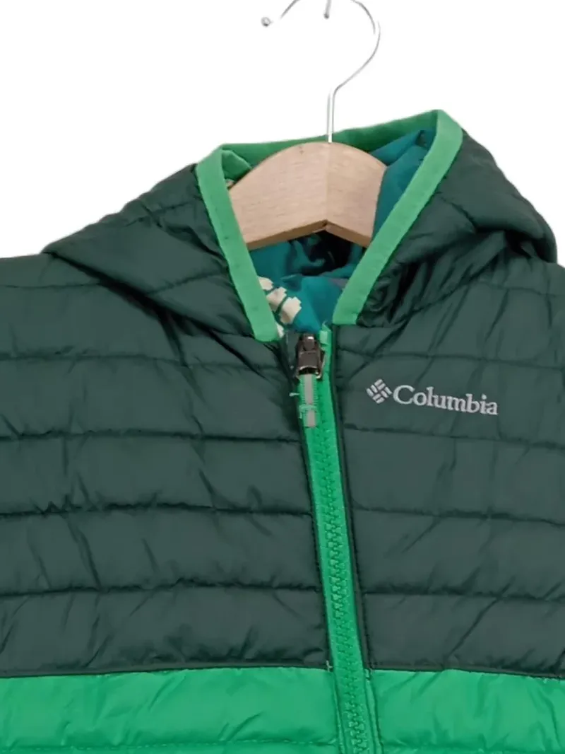 Columbia Kinder Schneeanzug Overall Gr. 80/86 Grün Daunen Outdoor 2