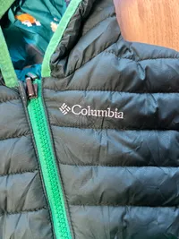 Columbia Kinder Schneeanzug Overall Gr. 80/86 Grün Daunen Outdoor 3