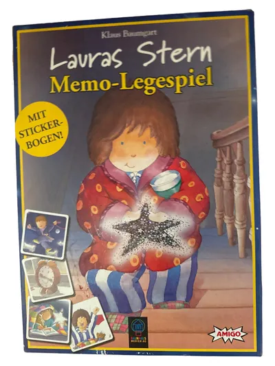 Amigo Lauras Stern Memo Legespiel Gedächtnisspiel Kinder ab 4 J. Klaus Baumgart