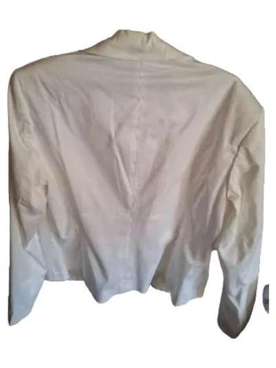 bpc selection Damen Blazer Gr. 42 XL Weiß Elegant Business Baumwolle