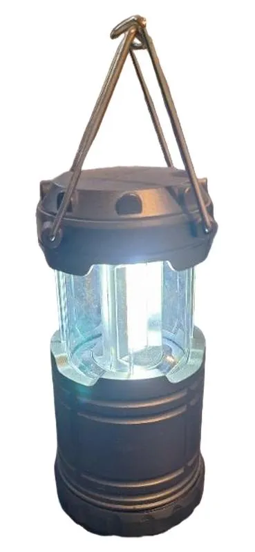 Supra LED Campinglaterne C17C Outdoor Laterne Schwarz Camping Lampe