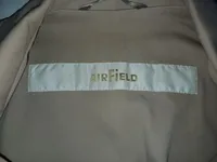 Airfield Damen Blazer Baumwolle Beige Gr. 36 S Stickerei Strass 5