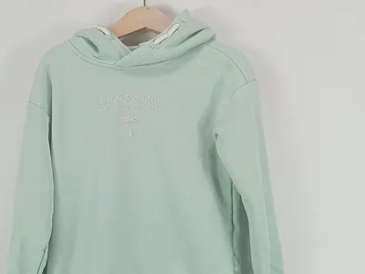 CARS Jeans Kapuzenpullover Kinder Gr. 128 Grün mit Kapuze