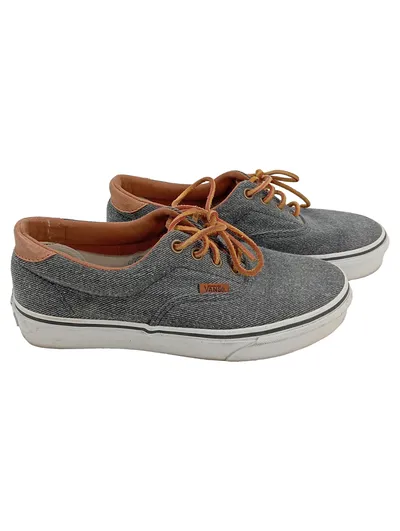 Vans Sneaker Low Damen Grau Gr. 38 Melierte Textil Schnürung Casual